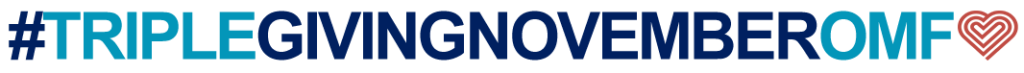 triple giving NOVEMBER omf logo
