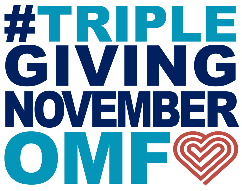 Triple Giving November OMF logo